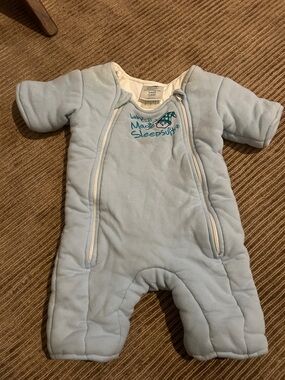 Baby Magic Sleepsuit One-Piece in Light Blue